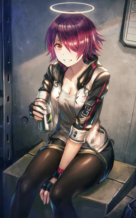 动漫游戏《明日方舟》人物能天使高清插画图集