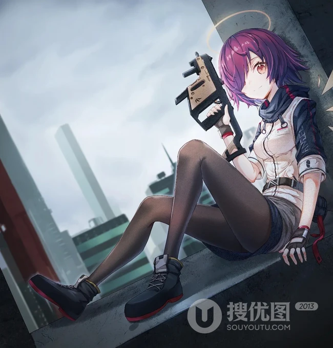 动漫游戏《明日方舟》人物能天使高清插画图集