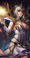竞技游戏《英雄联盟》人物光辉女郎（拉克丝）高清气质动漫插画图集