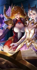 竞技游戏《英雄联盟》人物光辉女郎（拉克丝）高清气质动漫插画图集