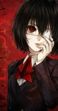 悬疑推理小说作品《替身》手绘动漫人物，一只眼女孩见崎鸣高清图集