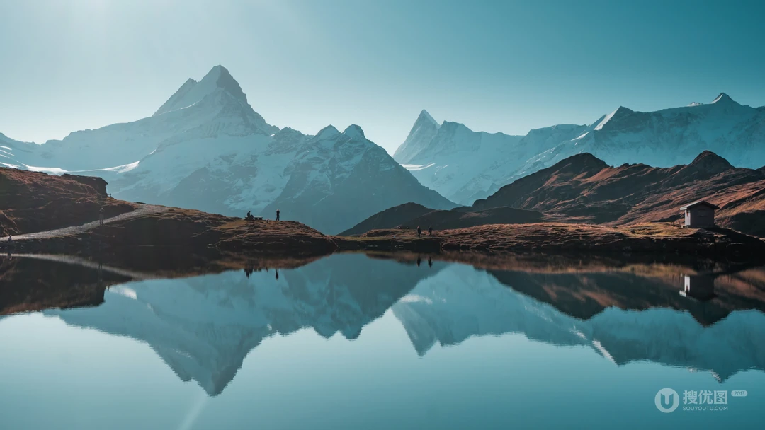 有山有水山水如画的大自然风景高清桌面壁纸
