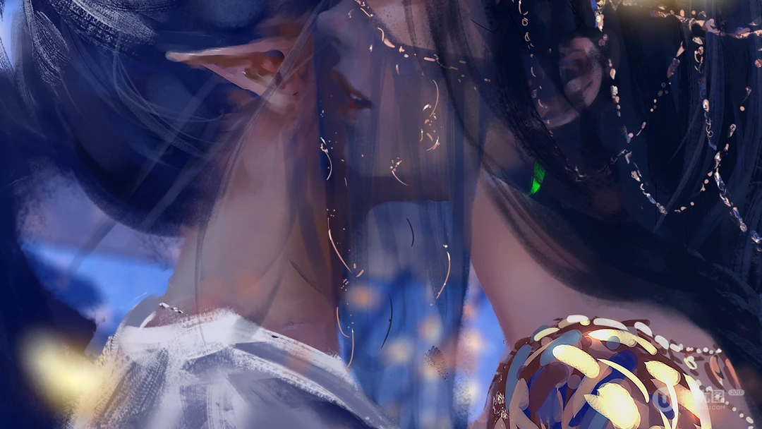 画师wlop人物系列作品高清壁纸第1012期推荐
