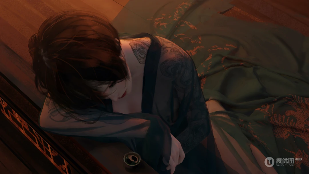 画师wlop人物系列作品高清壁纸第1012期推荐