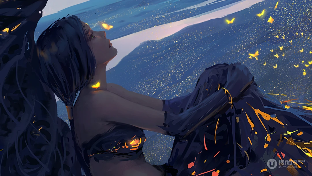 画师wlop人物系列作品高清壁纸第1012期推荐