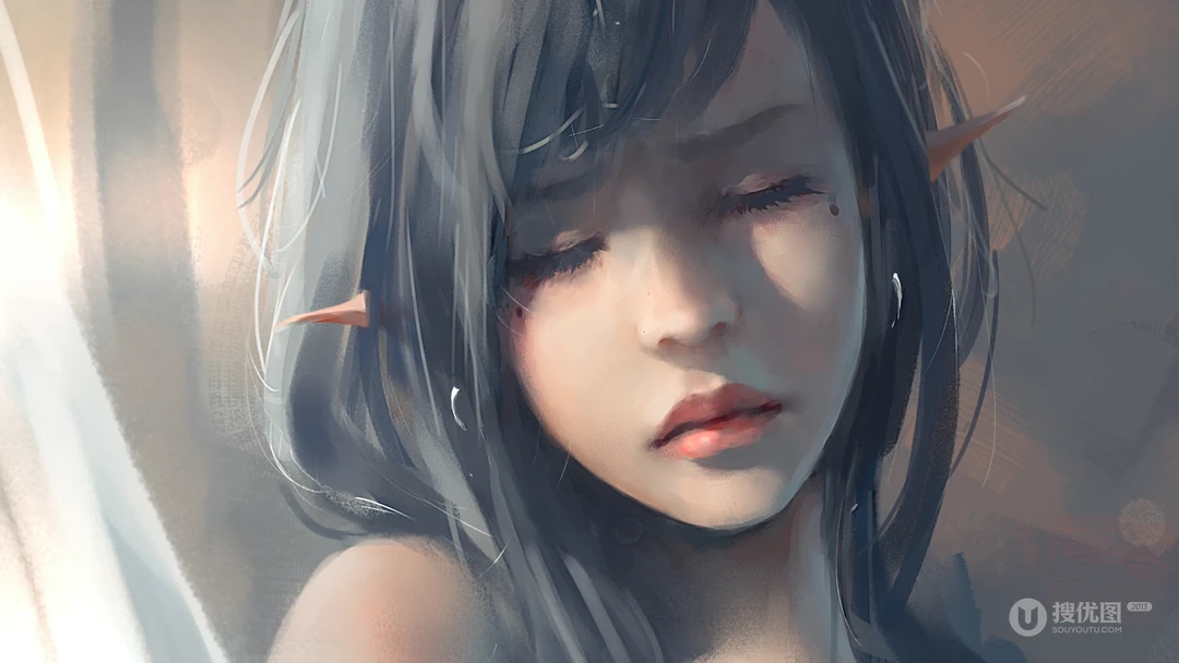 画师wlop人物系列作品高清壁纸第1012期推荐