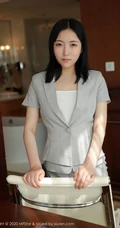 眉眼之间笑容温柔腼腆女生轻熟林小艺气质职场职业OL系列室内写真图集