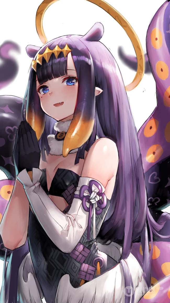 头上有光环的动漫少女