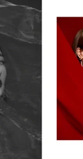 白冰魅力中国红超美艺术感写真图片