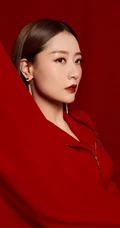 白冰魅力中国红超美艺术感写真图片