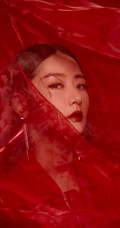 白冰魅力中国红超美艺术感写真图片
