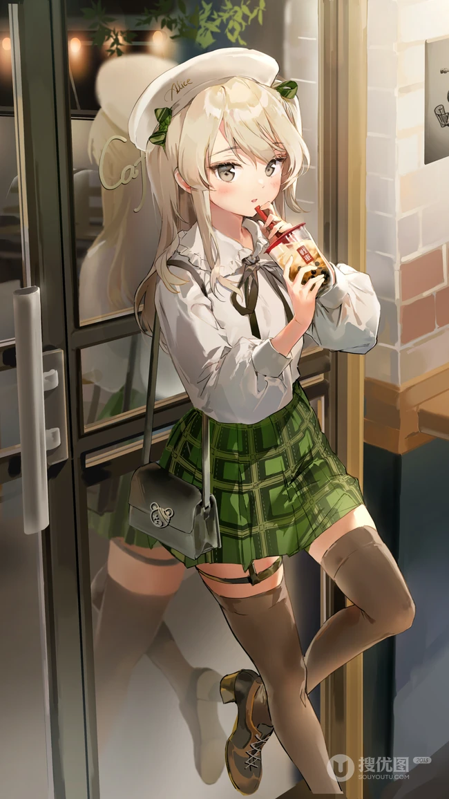 10月13日搜优图精选色彩缤纷高清好看的动漫少女手机壁纸下载