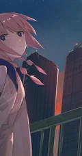 回眸一笑，美丽动人，精选超美回眸二次元动漫少女高清插画图集