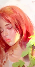 穿紧身衣听MP3的动漫美女手机壁纸