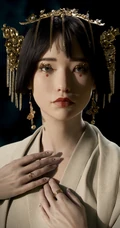 穿紧身衣听MP3的动漫美女手机壁纸
