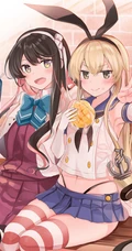 二次元 短裙 JK制服 女仆 学生妹 动漫女生插画图集