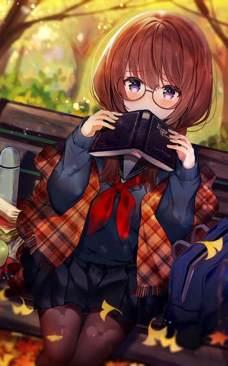 二次元 短裙 JK制服 女仆 学生妹 动漫女生插画图集