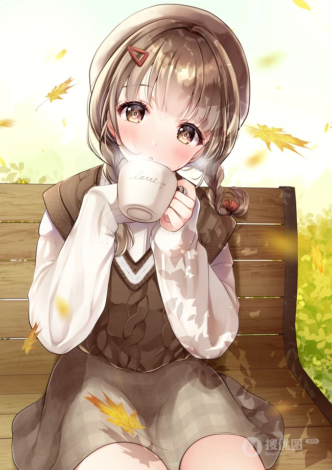 二次元 短裙 JK制服 女仆 学生妹 动漫女生插画图集