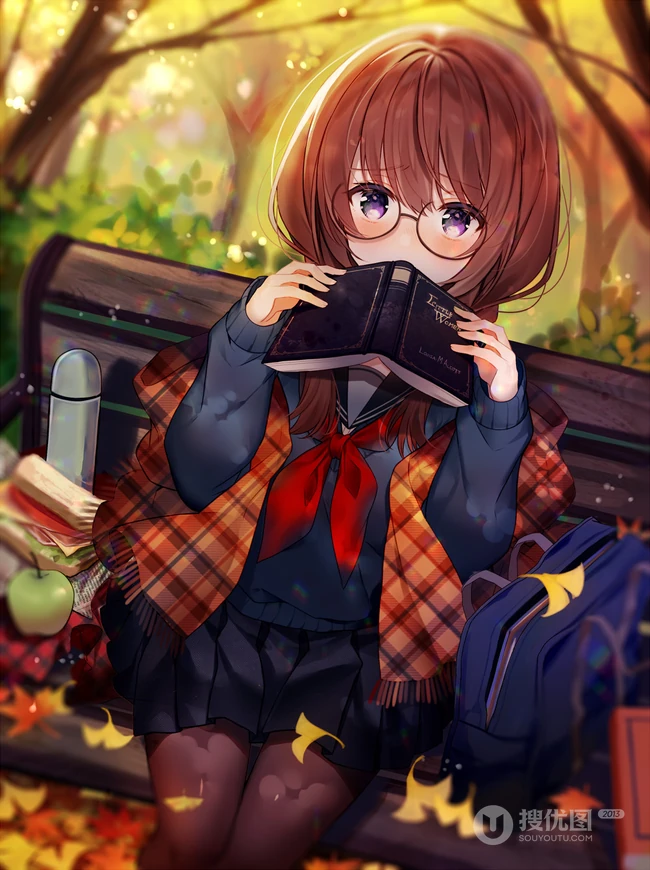 二次元 短裙 JK制服 女仆 学生妹 动漫女生插画图集