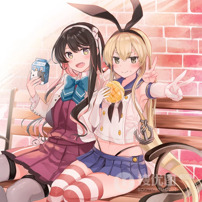 二次元 短裙 JK制服 女仆 学生妹 动漫女生插画图集