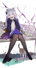 二次元 短裙 JK制服 女仆 学生妹 动漫女生插画图集