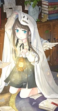 温暖的插画 灯光 灯笼 提灯少女 喜庆 动漫二次元喜庆节日和少女图片