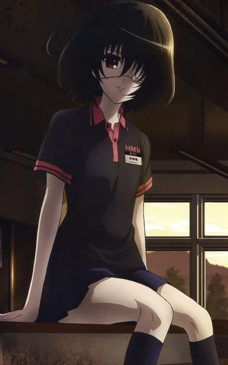 见崎鸣 日漫another人物 神秘少女 独眼女孩高清手机壁纸图片