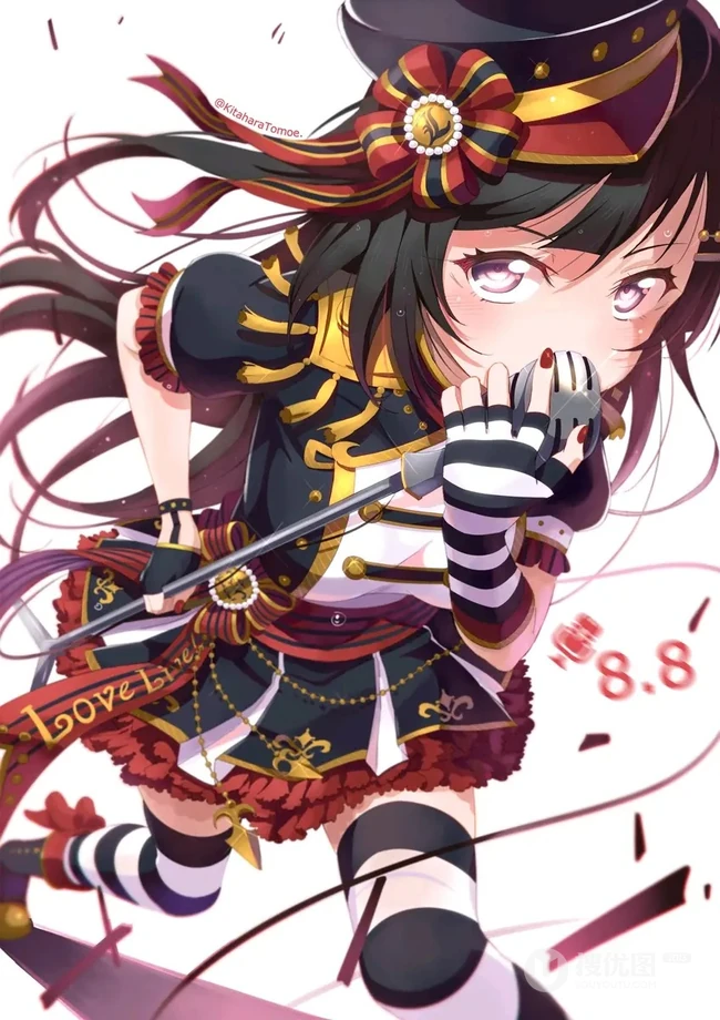 lovelive！大眼睛二次元动漫人物少女 女生插画美图欣赏