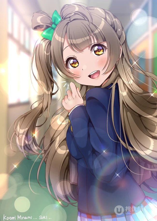 lovelive！大眼睛二次元动漫人物少女 女生插画美图欣赏