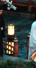 汪铎饰演的玄幻古装电影《晴雅集》鹤守月单人宣传海报、剧照图片
