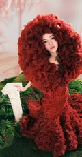 angelababy杨颖&ldquo;圣诞奇幻秀&rdquo;主题气质身段婀娜写真杂志照片