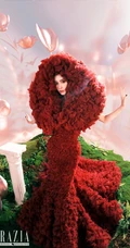 angelababy杨颖&ldquo;圣诞奇幻秀&rdquo;主题气质身段婀娜写真杂志照片