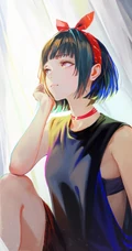 你一看就会喜欢的动漫少女插画手机锁屏壁纸