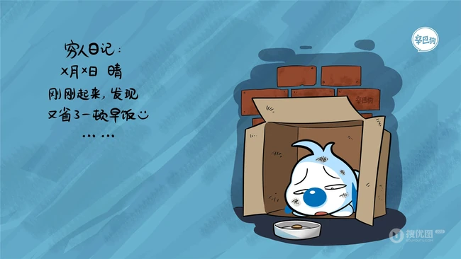 可爱搞笑搞怪的卡通动物辛巴狗神经语录带文字高清插画图片