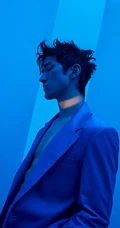李治廷简约西装小秀身材，一展硬朗型男的气质轮廓