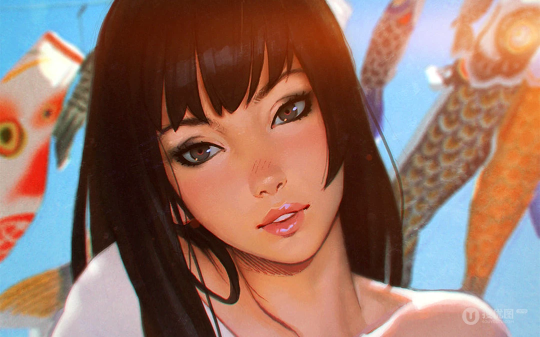 画师手绘高颜值动漫少女插画桌面壁纸精品合集推荐