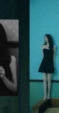 白鹿复古气质，柔美妩媚暖色调楼宇间写真图集