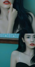 白鹿复古气质，柔美妩媚暖色调楼宇间写真图集