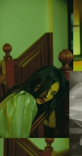 白鹿复古气质，柔美妩媚暖色调楼宇间写真图集