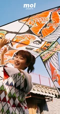 北京里的胡同女孩，王鹤润俏皮可爱胡同写真图片