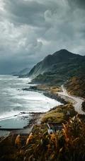 10月30日精选好看的海岸线风景手机锁屏壁纸推荐