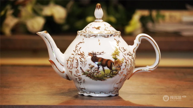 精致好看有创意的茶壶，茶杯等陶瓷类泡茶用茶具图片