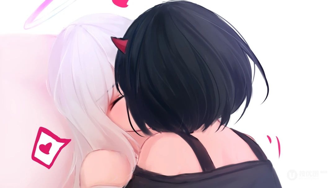 一组能勾起少女心的动漫小恶魔美少女高清桌面壁纸