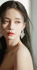沈梦辰优雅气质金粉色轻纱礼裙裙礼服显动人美肩锁骨写真照