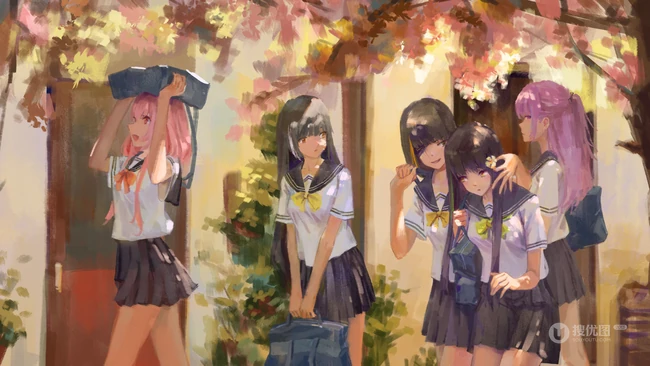 &ldquo;豆蔻年华&rdquo;，女子最美好的时期，青春，激情，内心丰富的动漫少女图集
