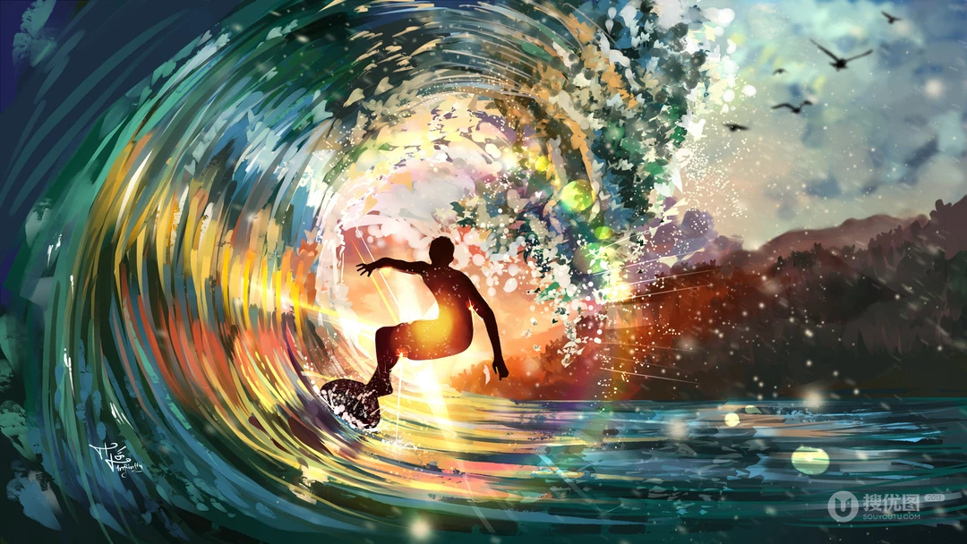 欧美极限冲浪运动的摄影桌面壁纸合集