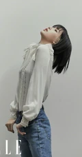Lisa气质露背装，清爽休闲装时尚穿搭登杂志优雅写真美照