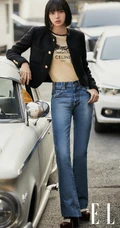 Lisa气质露背装，清爽休闲装时尚穿搭登杂志优雅写真美照
