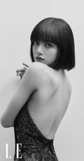 Lisa气质露背装，清爽休闲装时尚穿搭登杂志优雅写真美照