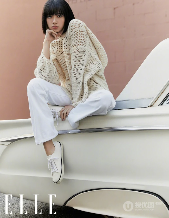 Lisa气质露背装，清爽休闲装时尚穿搭登杂志优雅写真美照